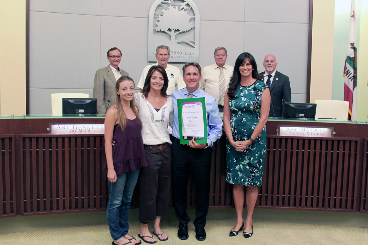 Highlighted Volunteer of the Quarter Bill Taylor